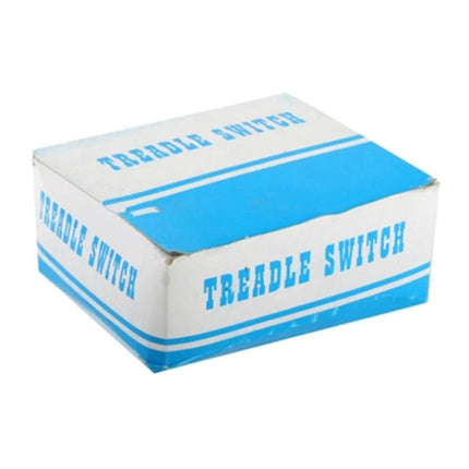 Textured Plastic Foot Pedal Switch for Hands-Free Tool Operation – boxed treadle switch for woodworking and crafting