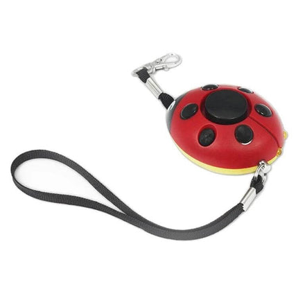 Ladybug Personal Alarm for Everyday Safety of Kids and Women compact red ladybug alarm with wrist strap for walking alone