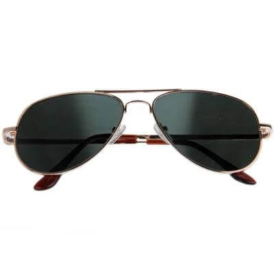Sunglasses with Side Mirrors for Rear View and UV Protection - aviator-style glasses with built-in side mirrors and UV protection for safe urban commutes