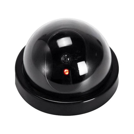 Realistic Fake Security Camera with Motion Detection for Home Protection — dome-style deterrent with blinking LED to mimic real surveillance