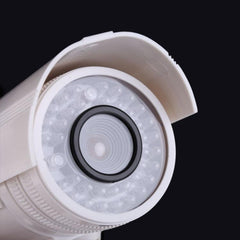 Realistic Fake Security Camera with Flashing LED Light