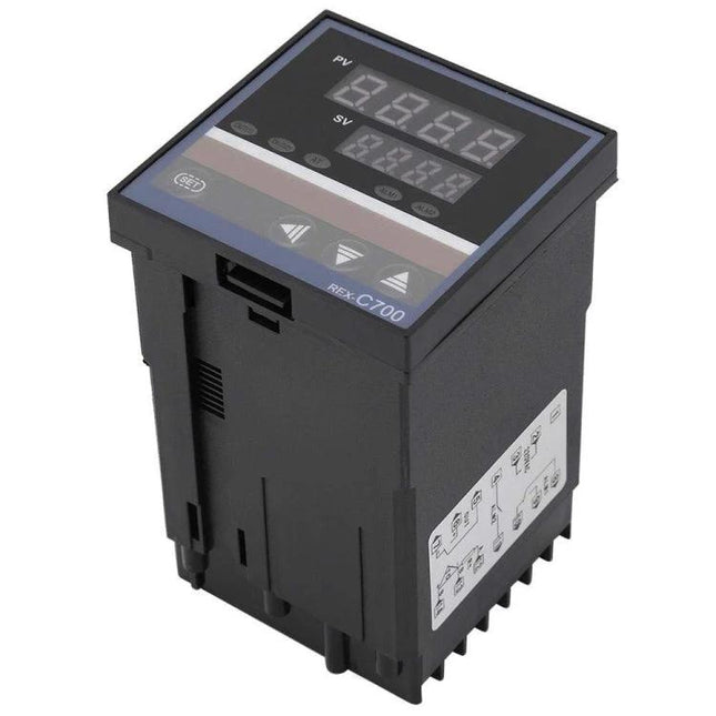 Digital Temperature Controller for Precise Everyday Temperature Management compact unit with LCD display and control buttons for home brewing and aquariums
