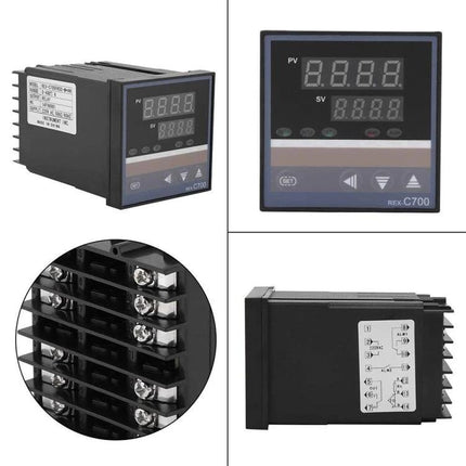 Digital Temperature Controller for Precise Everyday Temperature Management - LCD PID controller for home brewing, aquariums, and small food processing