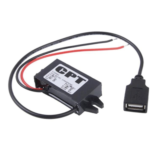 DC-DC Step Down Voltage Converter for 12V to 5V Electronics compact 8-20V input to 5V 3A USB output module for vehicle and DIY projects