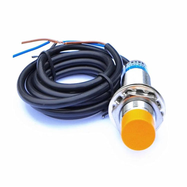 Metal Proximity Sensor Module for Arduino Projects - inductive metal detector with cable and threaded stainless steel housing for automation