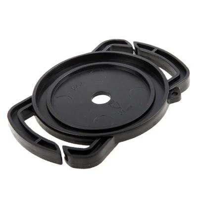 Protective Camera Lens Cap for 52-67mm and 58mm Lenses black snap-on cap protecting lens from dust and scratches