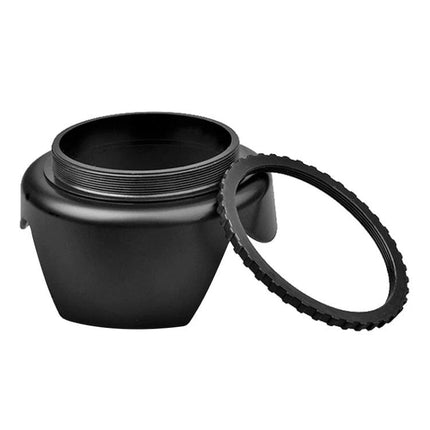 SP Series 72mm Petal-Shaped Lens Hood for Camera Light Control – black petal lens hood with adapter ring for 72mm lenses, reduces flare and glare