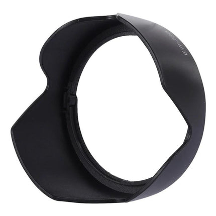 Lens Hood Shade for Canon EF-S17-85 Camera Protection - black petal hood reduces glare, shields lens from dust and bumps