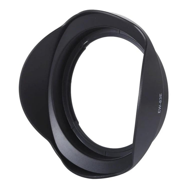 Lens Hood Shade for Canon Wide-Angle Camera Lenses black PVC petal-style hood reducing glare and protecting lens