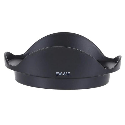 Lens Hood Shade for Canon Wide-Angle Camera Lenses - black EW-83E PVC petal lens hood protecting against glare and dust