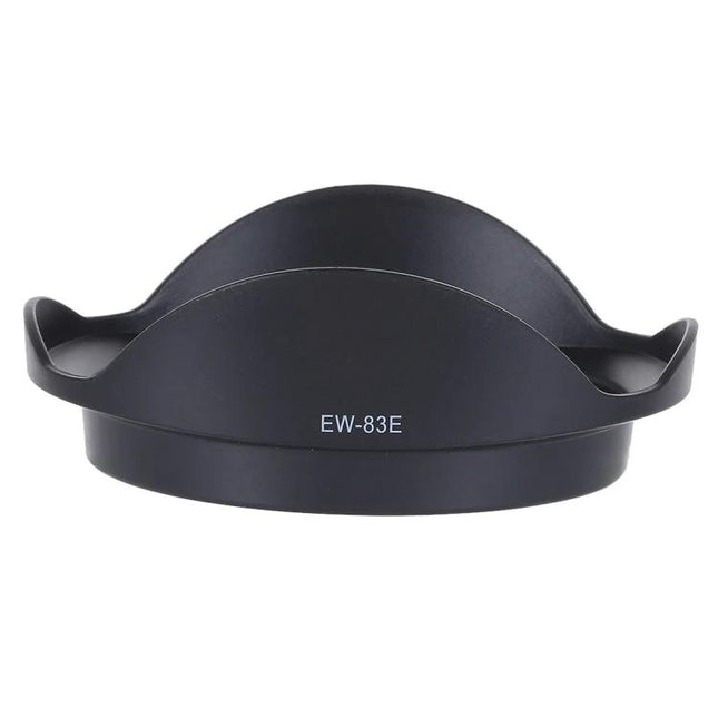 Lens Hood Shade for Canon Wide-Angle Camera Lenses - black EW-83E PVC petal lens hood protecting against glare and dust