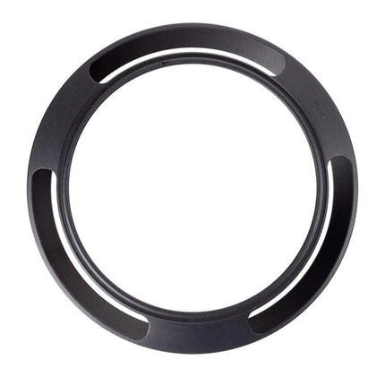 Metal Vented Lens Hood for Leica 55mm Lenses and Filters - black metal vented hood for reducing flare and protecting lens