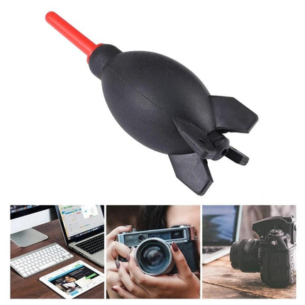 Rubber Dust Blower Ball for Cleaning Cameras and Electronics - silicone air blower for lenses, keyboards and electronics maintenance
