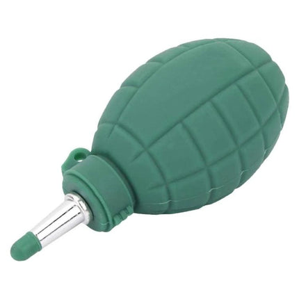 Grenade Rubber Dust Blower for Camera Lenses and Electronics green silicone grenade-shaped blower for cleaning lenses and sensors