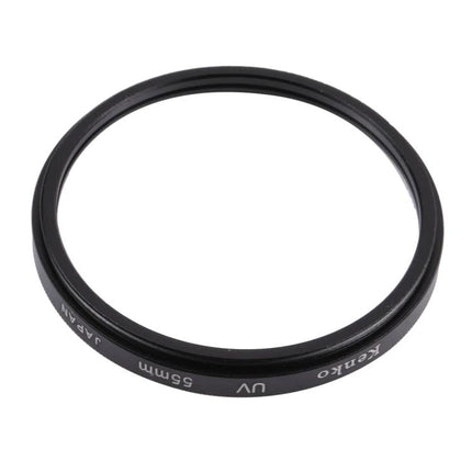 55mm UV Filter for Camera Lens Protection from UV Rays - slim aluminum-frame optical glass UV protector reducing haze and shielding lens