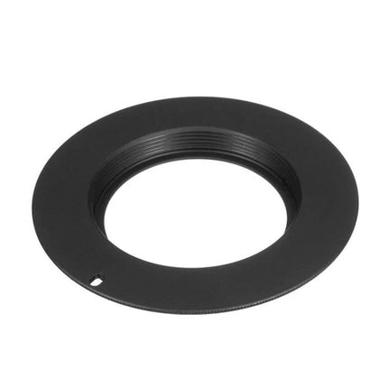 Metal Adapter Ring for M42 Lenses on Canon EOS Cameras – black metal adapter ring for mounting vintage M42 lenses to Canon EOS bodies