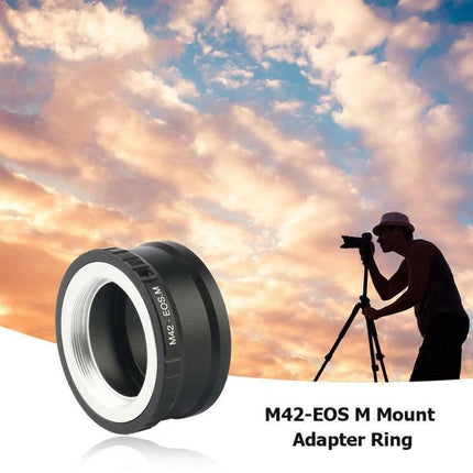 Adapter Ring for M42 Lenses to Canon EOS Camera Bodies - M42 to EOS adapter for using vintage manual-focus lenses on Canon bodies