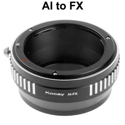 Metal Stepping Ring for AI Lens to FX Camera Mounting - metal AI-to-FX adapter for manual focus and exposure