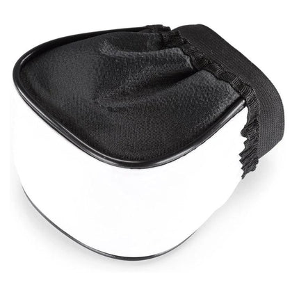 Mini Soft Flash Diffuser for Photography, 100mm x 85mm x 65mm compact white and black softbox attachment for on-camera flash