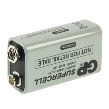Long-Lasting 9V Battery for Cameras, Toys and Electronics - gray 9V battery for cameras, toys, smoke detectors and remotes