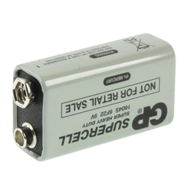 Long-Lasting 9V Battery for Cameras, Toys and Electronics - gray 9V battery for cameras, toys, smoke detectors and remotes