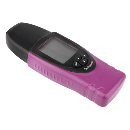 Digital Tachometer for Non-Contact Speed Measurement in Workshops handheld laser RPM meter in purple for workshop maintenance and testing