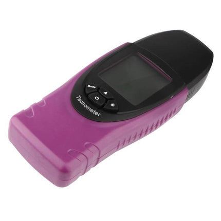 Digital Tachometer for Non-Contact Speed Measurement in Workshops - purple handheld laser RPM meter for motors and fans