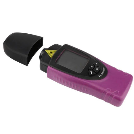Digital Tachometer for Non-Contact Speed Measurement in Workshops handheld laser RPM meter in purple for motors fans engines