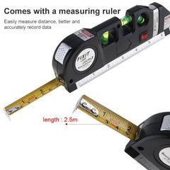 Precision Laser Level and 250cm Tape Measure Pro LV-03