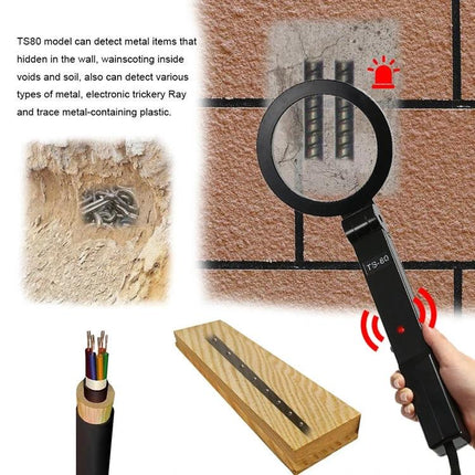 Portable Folding Hand-Held Security Metal Detector for Public Safety handheld TS-80 detecting rebar, wires, nails with audible alarm and vibration