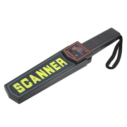 Hand-Held Metal Detector for Security Screening and Crowd Control - MD-3003B1 handheld scanner with strap for crowd control and bag checks