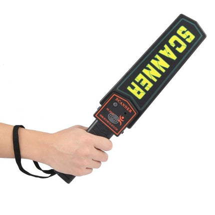 Hand-Held Metal Detector for Security Screening and Crowd Control - MD-3003B1 hand-held scanner used for person and bag inspections