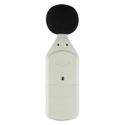 Handheld Digital Sound Level Meter for Environmental Noise Measurement - portable decibel meter with foam windscreen for field monitoring