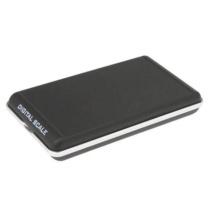 Mini Style Weigh Max Digital Scale for Everyday Use - compact black digital kitchen and jewelry scale with 5-digit LCD and strain-gauge accuracy