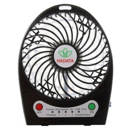 Hadata 4.3 Inch Portable Rechargeable Clip Fan for Daily Cooling