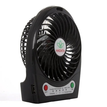 Hadata 4.3 Inch Portable Rechargeable Clip Fan for Daily Cooling