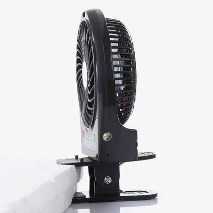 Hadata 4.3 Inch Portable Rechargeable Clip Fan for Daily Cooling
