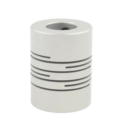 Flexible Coupling for CNC Stepper Motor Shafts, 6x10mm aluminum helical beam coupling for precise shaft connection and misalignment compensation