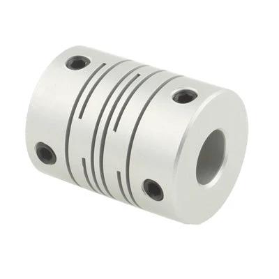 Aluminum Flexible Coupling for 8mm Shafts in CNC Applications - precision 8mm x 8mm aluminum shaft coupling to reduce vibration and maintain alignment