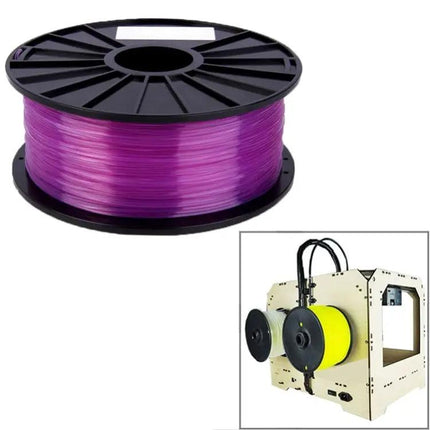 1.75 mm Transparent PLA Filament for 3D Printing Projects