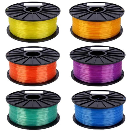 1.75 mm Transparent PLA Filament for 3D Printing Projects