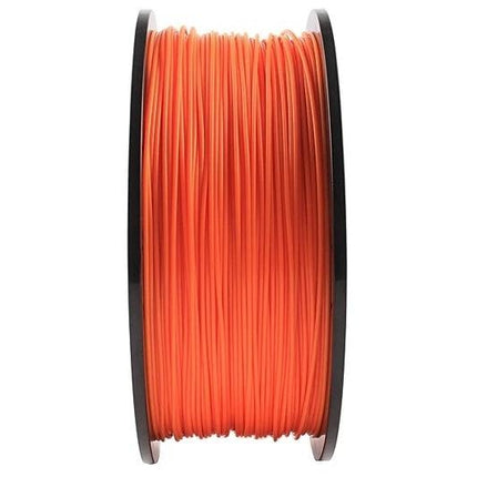Fluorescent PLA 1.75 mm Filament for 3D Printing Models bright orange spool showing smooth filament for vibrant UV glow prints