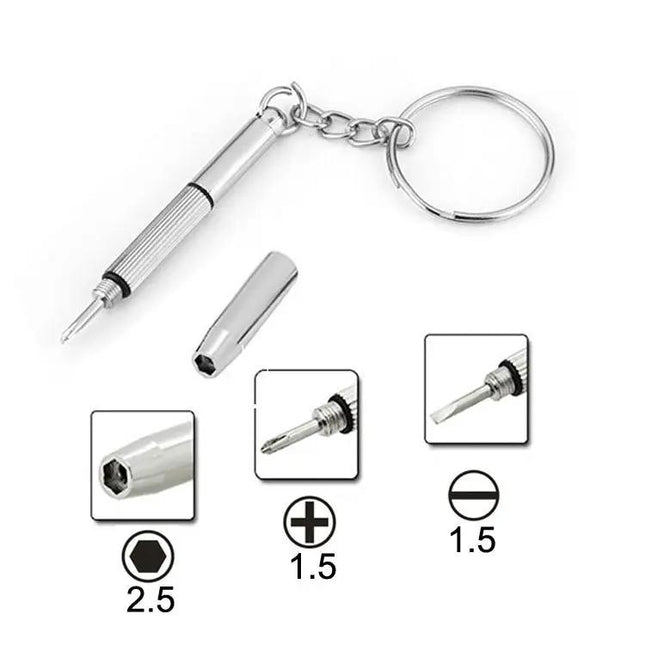 Compact Travel Screwdriver For Watches And Glasses | Syndmart