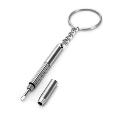 Compact Travel Screwdriver For Watches And Glasses