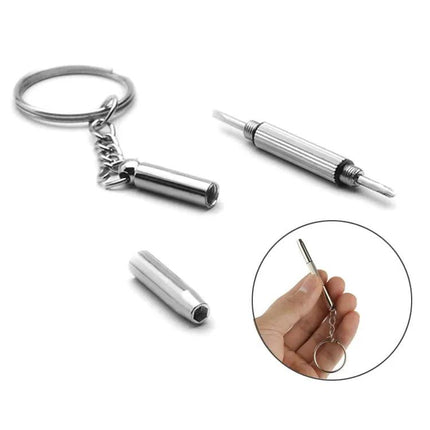 Compact Travel Screwdriver For Watches And Glasses