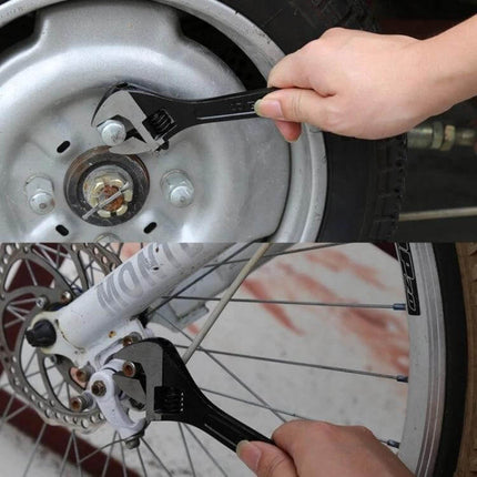 R DEER 0-20mm Carbon Steel Adjustable Spanner For Home And Workshop used to tighten bicycle axle and wheel nuts in tight spaces