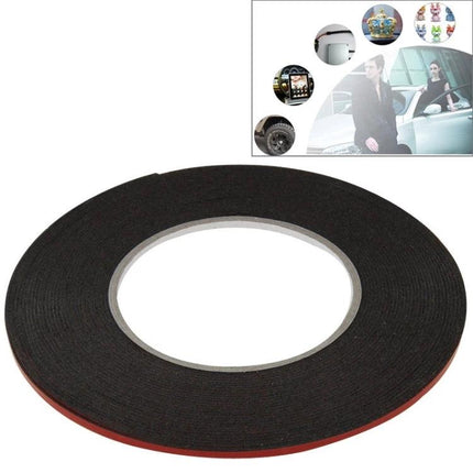 1cm Wide Double Sided Sponge Adhesive Tape for Repairs, 10m Roll – black double-sided foam tape roll for mobile and home repairs