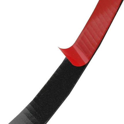 Double Sided Sponge Adhesive Tape for Repairs, 1.5cm Width and 10m Length - black polyethylene foam tape with red release liner, acrylic adhesive for repairs