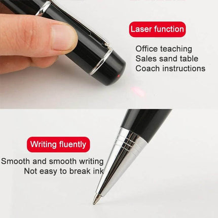 Silver Laser Pen Style USB Flash Drive with 8GB Storage shown as a compact silver laser pen USB for file transfer and portable storage