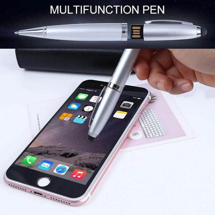 Compact Pen Style USB Flash Drive for Portable Storage Options - 32GB multifunction pen flash drive used as stylus and storage